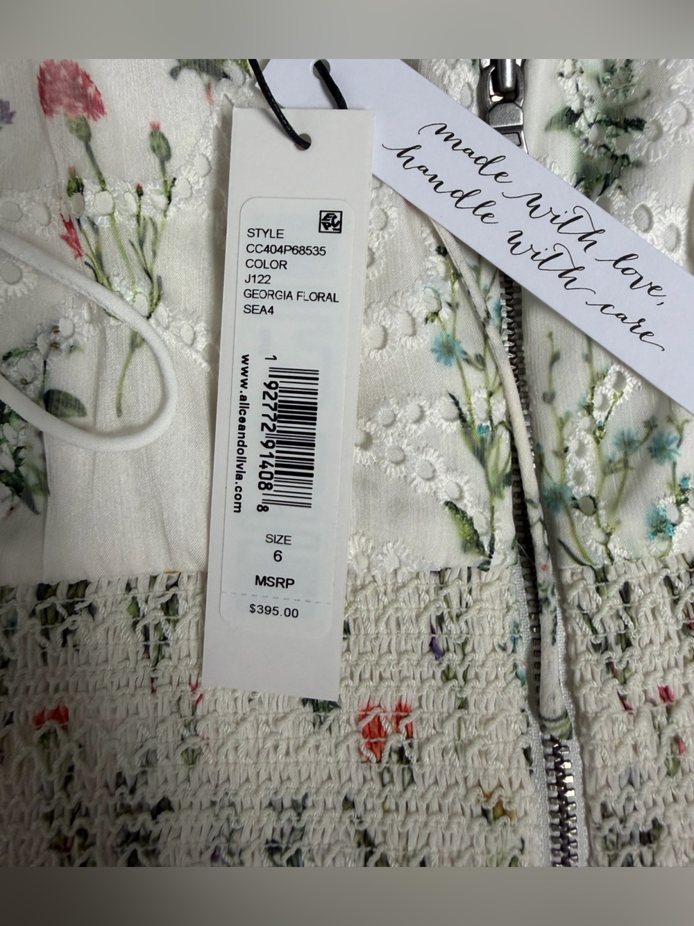 Hartford smocked bustier tiered mini dress - Picture 3 of 4